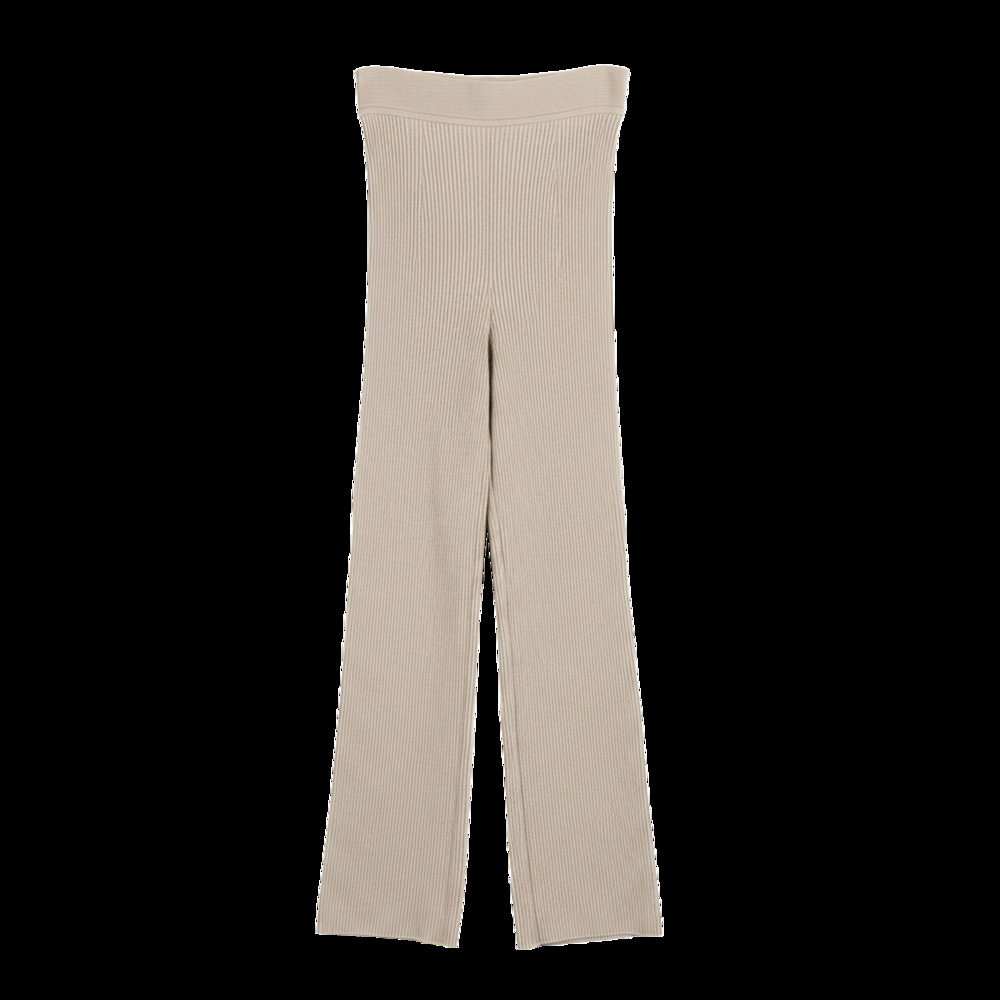 Simkhai Ribbed Beige Knit Pants Size S
